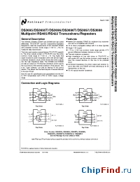 Datasheet DS3696N manufacturer National Semiconductor